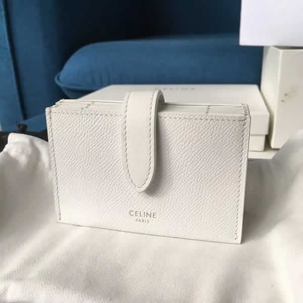 Wholesale Fake Discount White Celine Card Holder Wallet